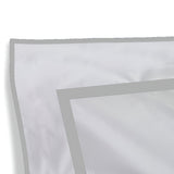 400TC Embroidery & Border Cotton Sateen Solid Pillow Sham