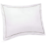 400TC Single Embroidery Sateen Solid Cotton Round Duvet Cover Set