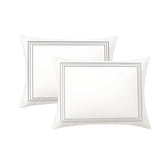 400TC Cotton Classic Embroidery Sateen Solid Pillow Sham