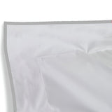 400TC Embroidery Cotton Sateen Solid Euro Sham