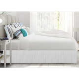 400TC Cotton Vertical Quilted Tailored Bed skirt
