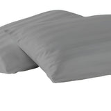 300TC Sateen Cotton Stripe Pillowcases (Set Of 2)