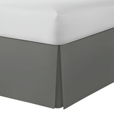 400TC Sateen Solid Cotton Wrap Around Tailored Bed Skirt