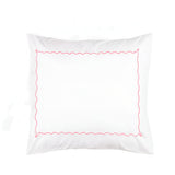 Ava 400TC Cotton Scallop Embroidery Sateen Solid Pillow Sham