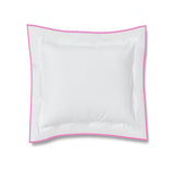 400TC Embroidery Cotton Sateen Solid Euro Sham