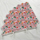Printed Scalloped Christmas Tree Skirt