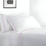 400TC Cotton Sateen Classic Embroidery Pillowcases (Set Of 2)