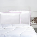 400TC Cotton Small Scallop Embroidery Pillow Sham