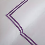500TC Cotton Double Embroidery Sateen Solid Duvet Cover Set