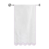Reverse U Shape Embroidered Bath Towels (Set of 2)