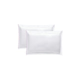 400TC Small Scallop Embroidery Cotton Pillowcases (Set Of 2)