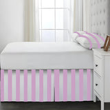 400TC Stripe Border Frame Cotton Sateen Tailored Bed Skirt