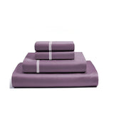 400TC Cotton Classic Luxurious Embroidery Sateen Solid Sheet Set