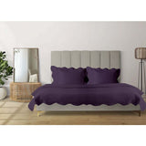 Wavy Textured Knitted Cotton Coverlet