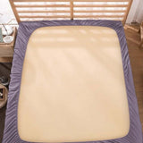 400TC Luxurious Double Embroidery Sateen Solid Cotton Fitted Sheet