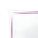 400TC Cotton Classic Embroidery Sateen Solid Euro Sham