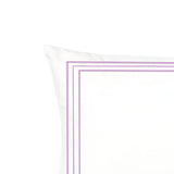 400TC Cotton Classic Embroidery Sateen Solid Pillow Sham
