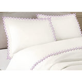 Elegant Flower Embroidered Duvet Cover Set