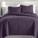 Square Knitted Cotton Coverlet