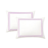 400TC Cotton Classic Embroidery Sateen Solid Pillow Sham