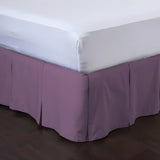 400TC Cotton Sateen Velcro Detachable Pleated Bed Skirt