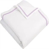 400TC Cotton Triple Edge Embroidery Sateen Solid Duvet Cover Set