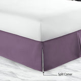 400TC Sateen Solid Cotton Tailored Bed Skirt