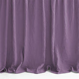 400TC Cotton Sateen Solid Textured Ruffle Bedspread Set