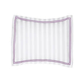 400TC Cotton Double Edge Embroidery Sateen Stripe Duvet Cover Set