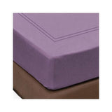 400TC Luxurious Double Embroidery Sateen Solid Cotton Fitted Sheet