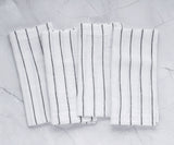 Linen Napkins - Grid Napkins Set of 4 & 8