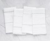 Lurex Linen Napkins - Metallic Silver Napkins