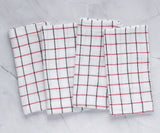 Red and Black Napkins