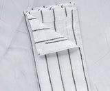 Linen Napkins - Grid Napkins Set of 4 & 8