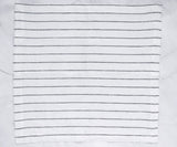 Striped linen Napkins - Black