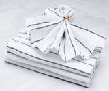 Linen Napkins - Grid Napkins Set of 4 & 8