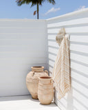 Linen beach towel