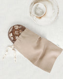 Linen bread bag in Natural linen