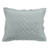 Linen Cotton Diamond Quilted Pillow Sham