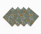 Green Floral Napkins