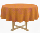 Round Block Print Tablecloths
