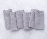 Gray Linen Napkins