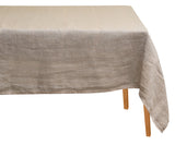 Plain Linen Rectangle Tablecloth