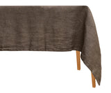 Plain Linen Rectangle Tablecloth