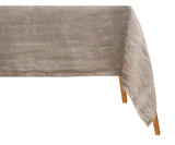 Plain Linen Rectangle Tablecloth