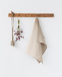 Linen tea towel in Natural linen