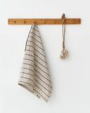 Linen tea towel in Subtle lines