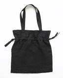 Black medium weight linen fabric (180 g/m2)