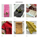 Pear Linen Napkins