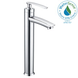 ANZZI Fifth Elegant Vessel Sink Faucet (9.2" H), Single Hole, WaterSense Certified, Rhino Alloy Solid Brass, Various Finishes